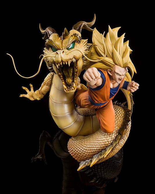 BANDAI -  Dragon Ball - Super Saiyan 3 Son Gokou Dragon First Explosion Figuarts Zero Pvc Statue