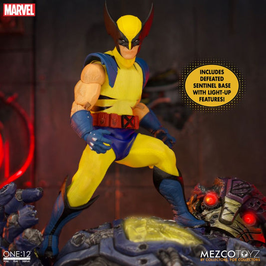 MEZCO - Marvel - Universe Action Figure 1:12 Wolverine DeLuxe Steel Box Edition