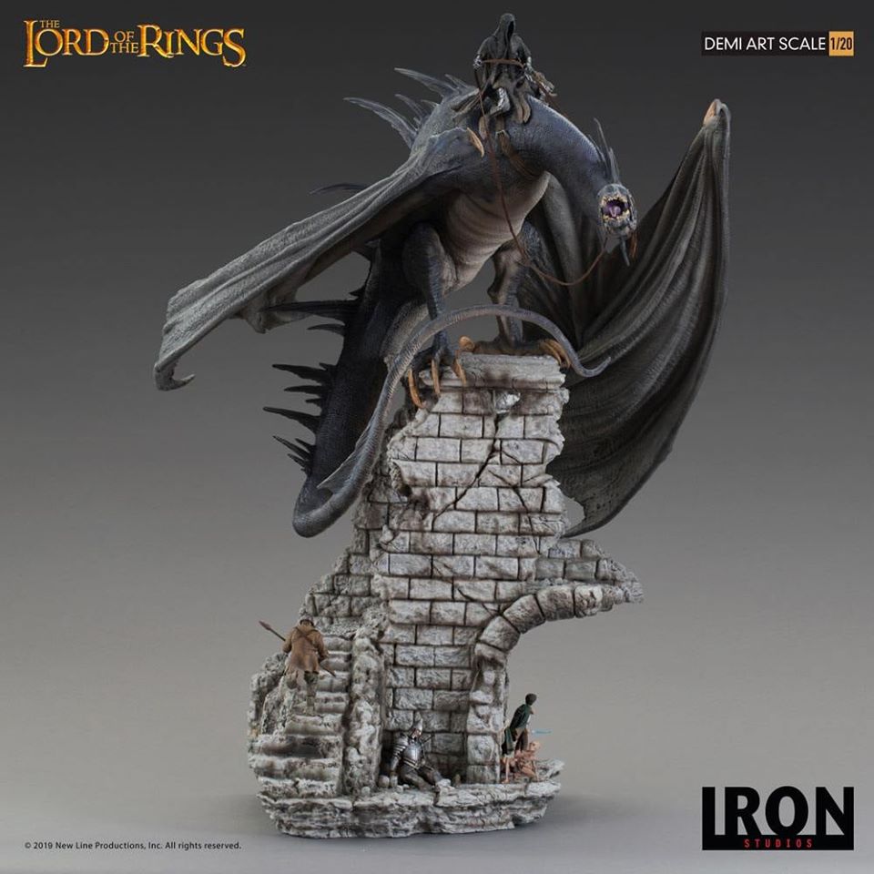 IRON STUDIO - The Lord of the Rings - Fell Beast - Demi Art Scale Statue 1:20