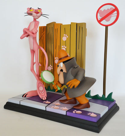 HOLLYWOOD COLLECTIBLES GROUP - Pink Panther and The Inspector Statue