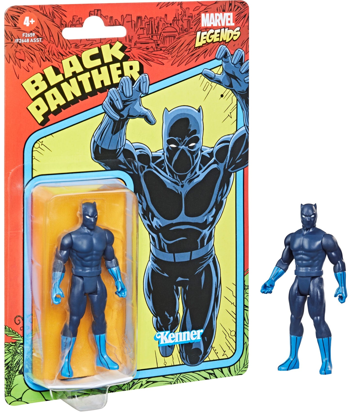 HASBRO - Marvel - Legends: Kenner Retro Black Panther Action Figure