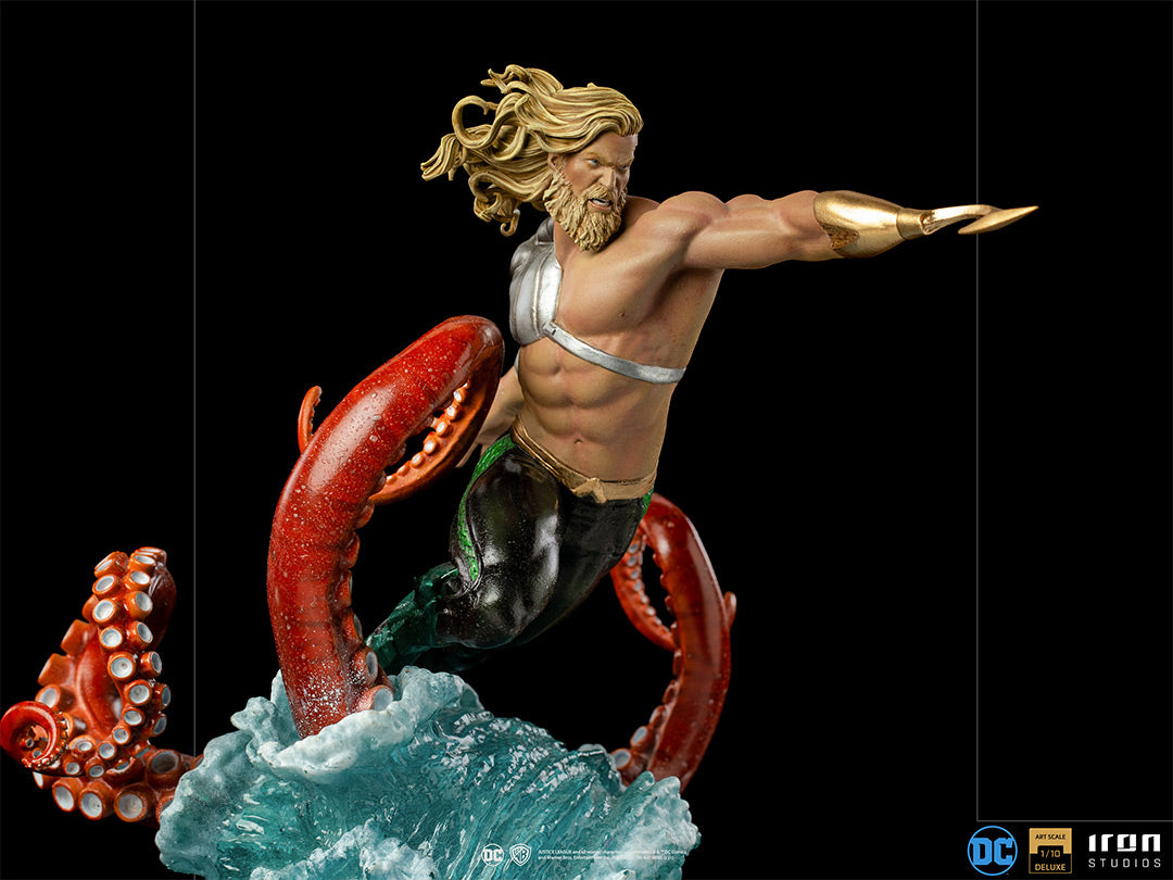 IRON STUDIO - Dc Comics - Aquaman DeLuxe Statue 1:10