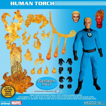 MEZCO TOYS - One 12 coll fantastic four dlx steel set