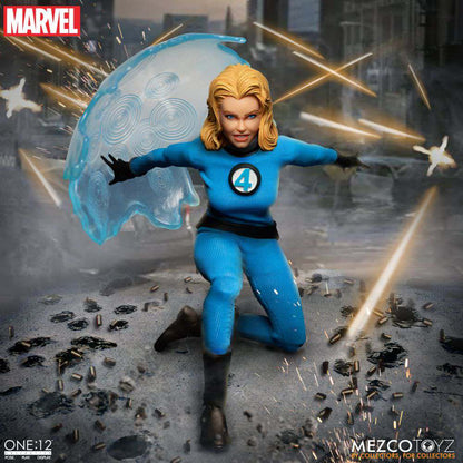 MEZCO TOYS - One 12 coll fantastic four dlx steel set