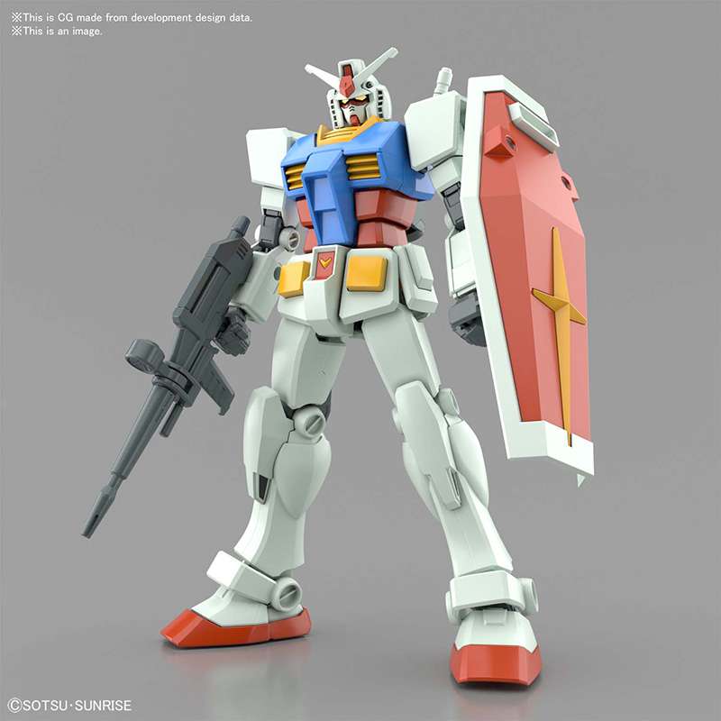 BANDAI MODEL KIT - Gunpla - Entry Grade RX-78-2 Full Weapon Set