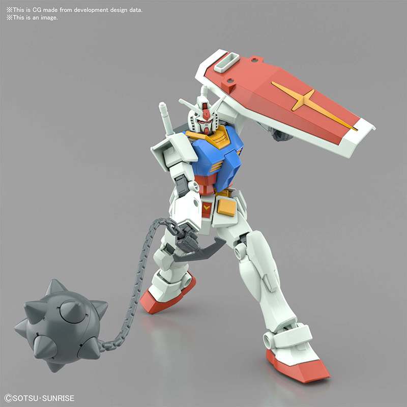 BANDAI MODEL KIT - Gunpla - Entry Grade RX-78-2 Full Weapon Set