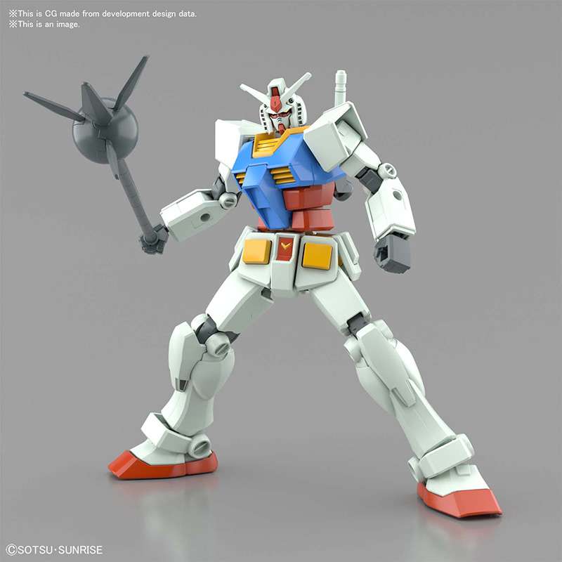 BANDAI MODEL KIT - Gunpla - Entry Grade RX-78-2 Full Weapon Set