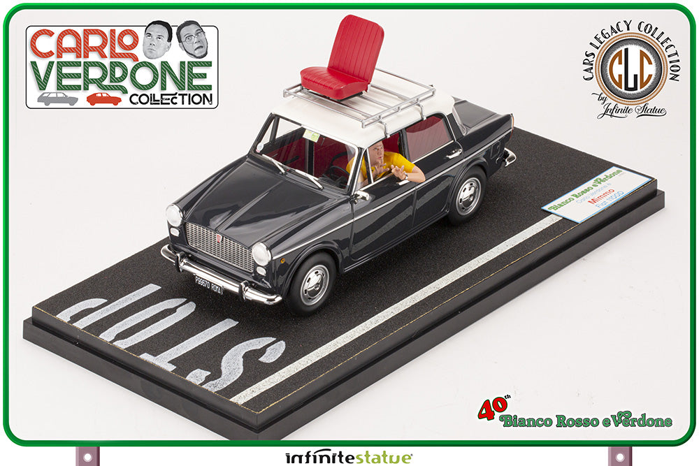 INFINITE STATUE - Mimmo su Fiat 1100 1/18 Resin Car