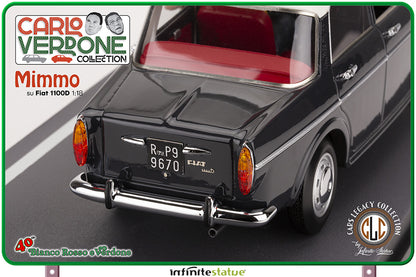 INFINITE STATUE - Mimmo su Fiat 1100 1/18 Resin Car