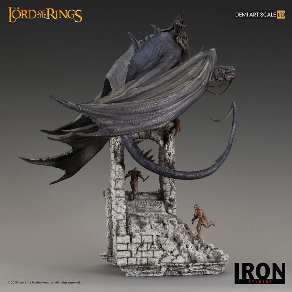 IRON STUDIO - The Lord of the Rings - Fell Beast - Demi Art Scale Statue 1:20