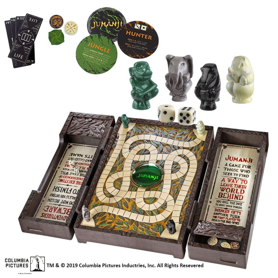 NOBLE COLLECTION - JumanJI - JuManji Board Game Collector - 1:1 Prop Replica