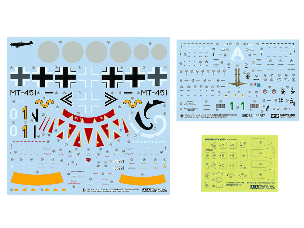 TAMIYA - Messerschmitt Bf-109 G-6 Late Production  1/48