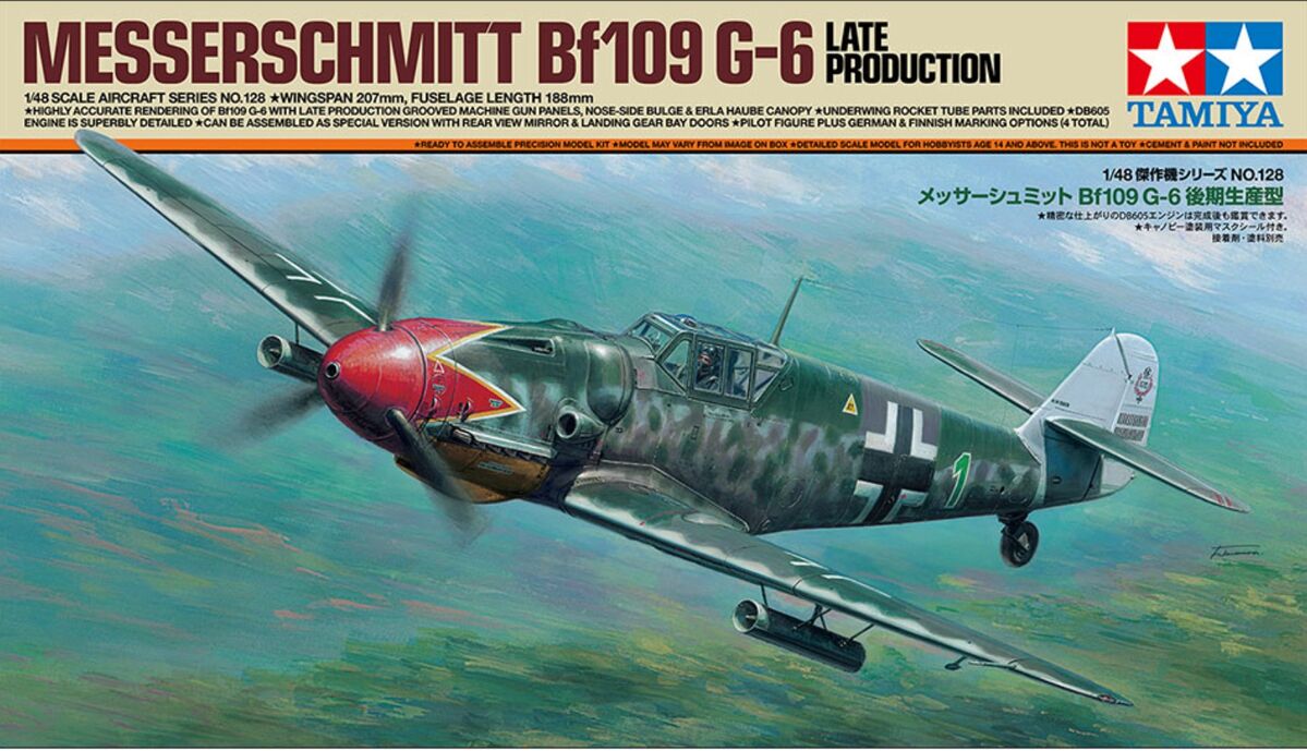 TAMIYA - Messerschmitt Bf-109 G-6 Late Production  1/48