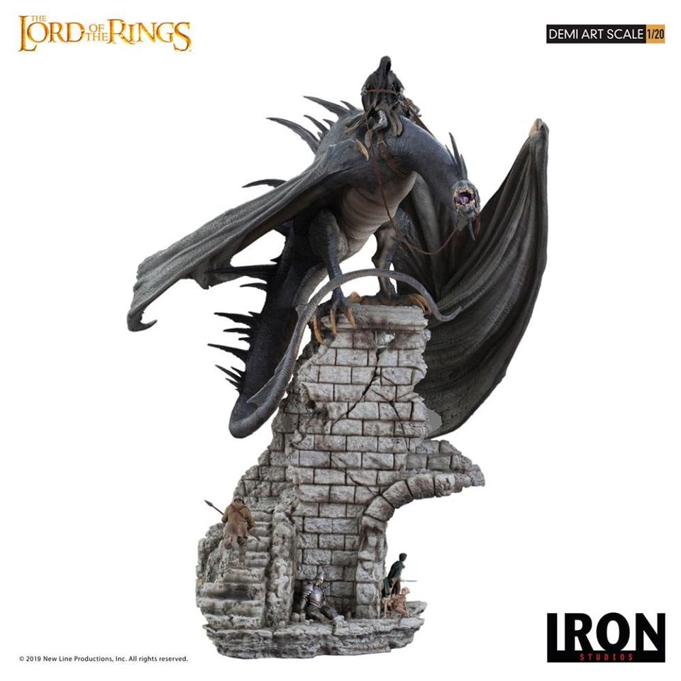 IRON STUDIO - The Lord of the Rings - Fell Beast - Demi Art Scale Statue 1:20