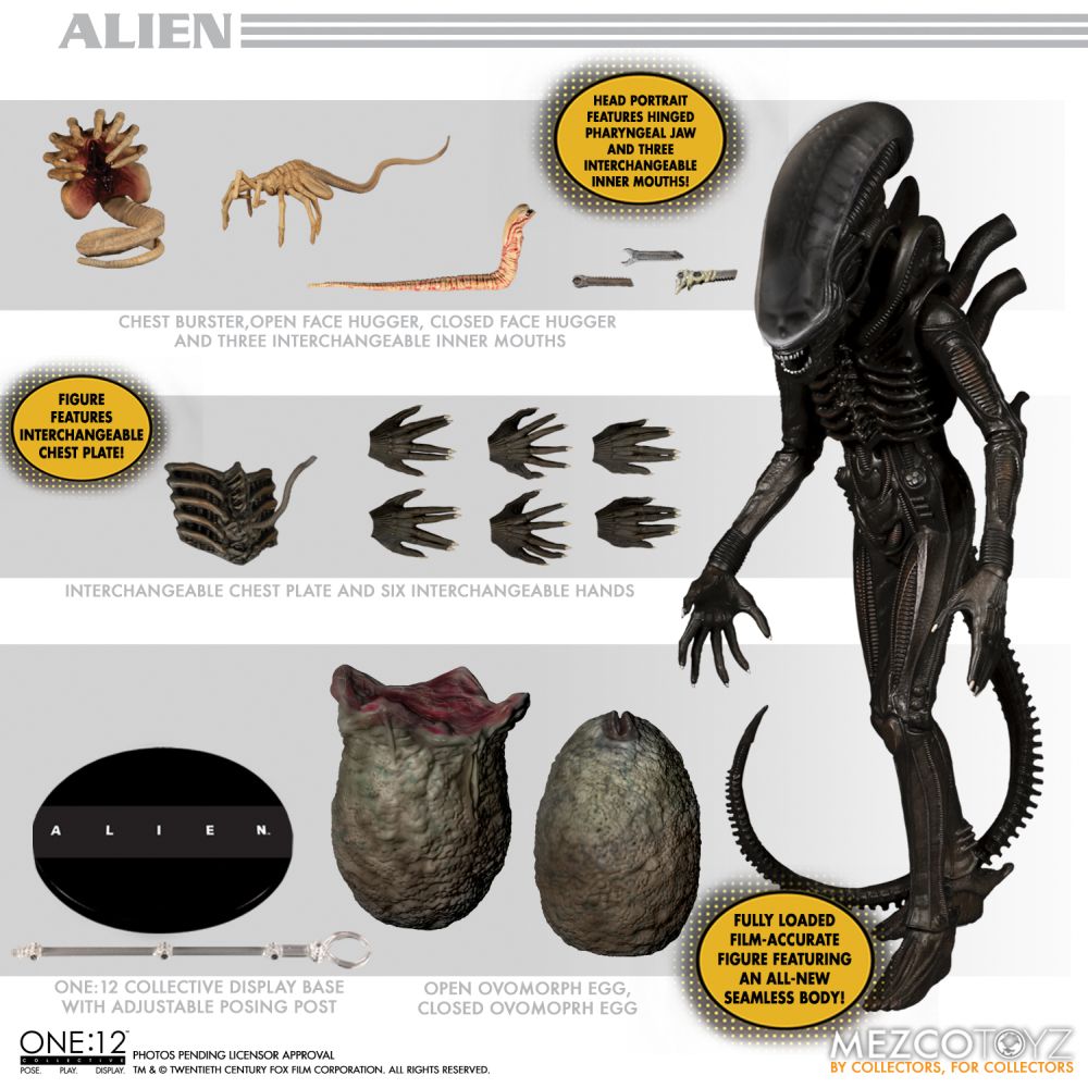 MEZCO - One:12 Collective Alien Action Figure