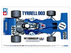 TAMIYA MODEL KIT -  Tirrell 003 1971 Monaco Gp (Metal & Photo-Etched Parts Included)  1/12