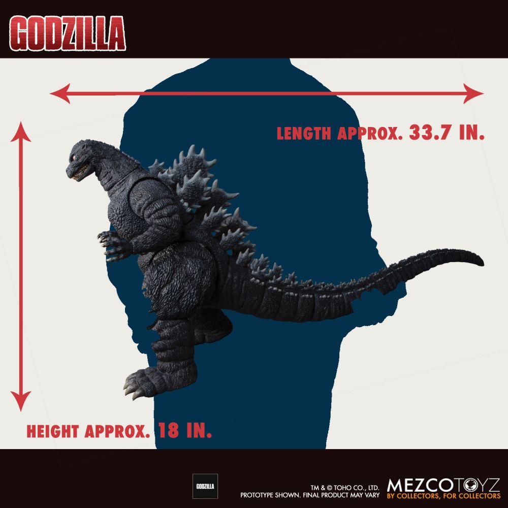 MEZCO - Godzilla Action Figure with Sound & Light Up Ultimate Godzilla