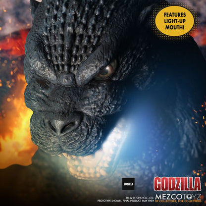 MEZCO - Godzilla Action Figure with Sound & Light Up Ultimate Godzilla