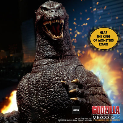 MEZCO - Godzilla Action Figure with Sound & Light Up Ultimate Godzilla