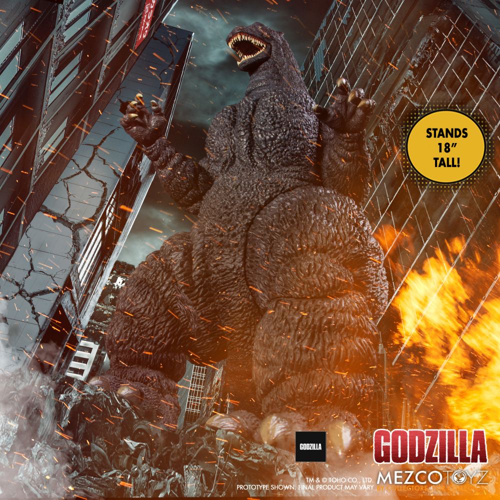 MEZCO - Godzilla Action Figure with Sound & Light Up Ultimate Godzilla