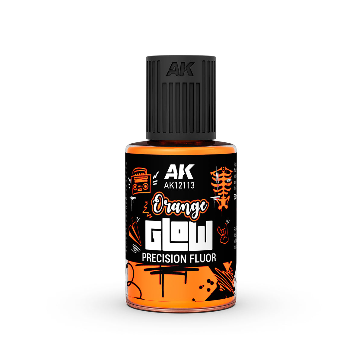 AK INTERACTIVE AK12113 ORANGE GLOW PRECISION FLUOR 30ml