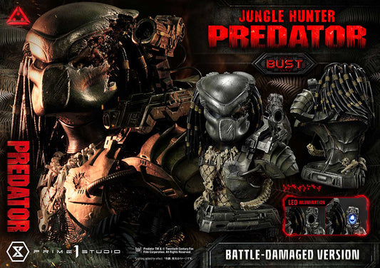 PRIME 1 STUDIOS - Jungle Hunter Predator Bust Battle Damaged