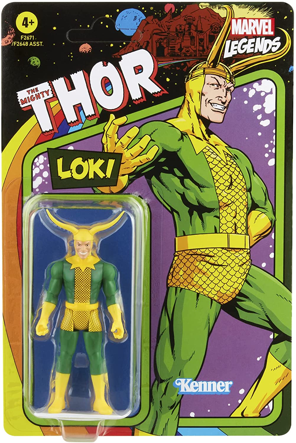 HASBRO - Marvel - Legends: Retro Loki Action Figure