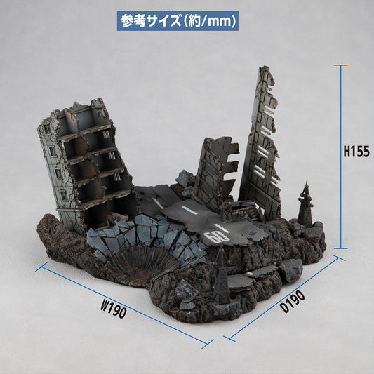 MEGAHOUSE - MS Gundam G Structure Ruins Diorama 1/144