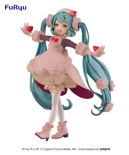 FURYU - Hatsune Miku Strawberry Chocolate Sweets Pvc Statue