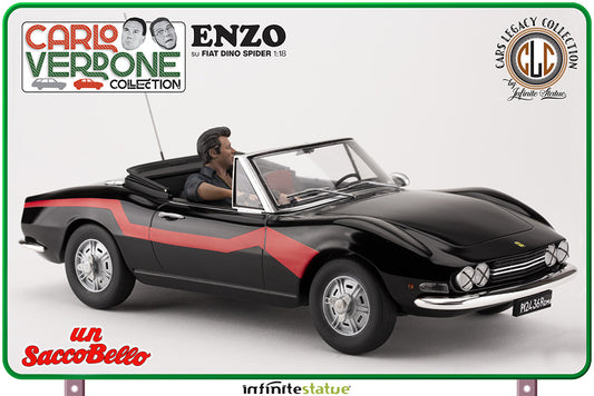 INFINITE STATUE - Enzo su Fiat Dino Spider 1/18 Resin Car