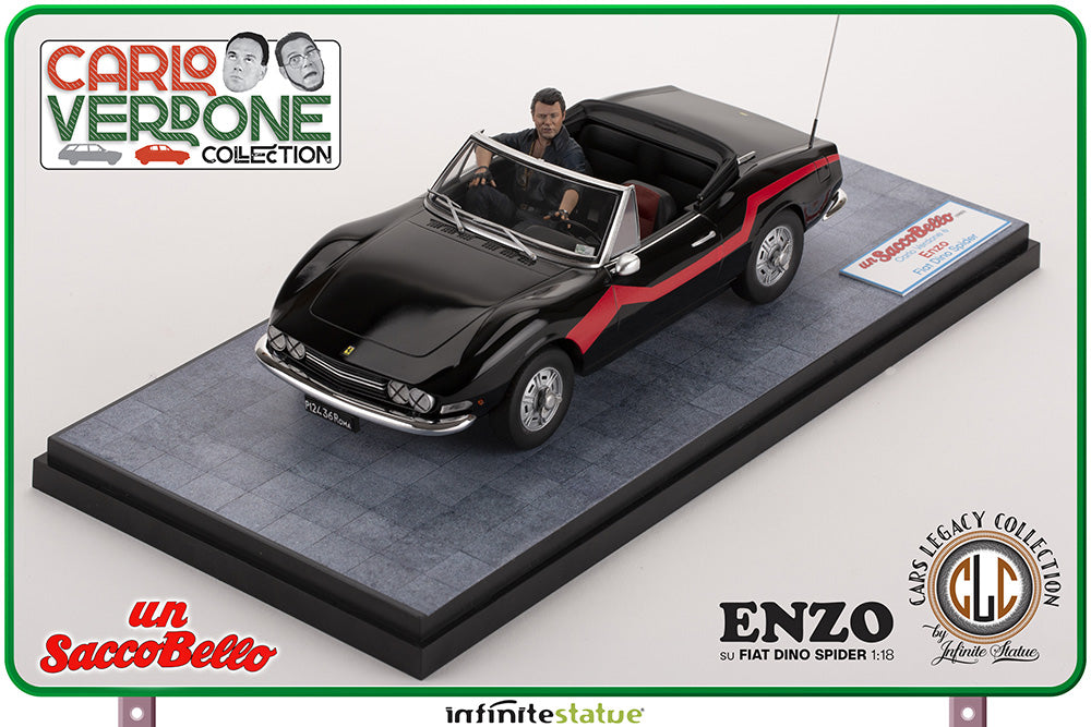 INFINITE STATUE - Enzo su Fiat Dino Spider 1/18 Resin Car