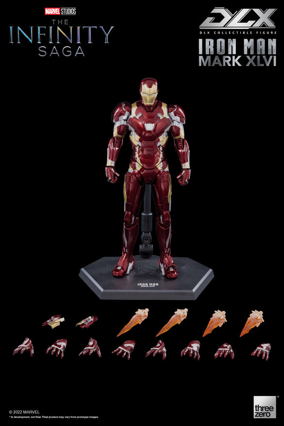 THREEZERO - Marvel - Infinity Saga Iron Man Mark 46 DeLuxe Action Figure