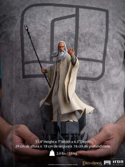 IRON STUDIOS - Lotr saruman 1/10 art statue