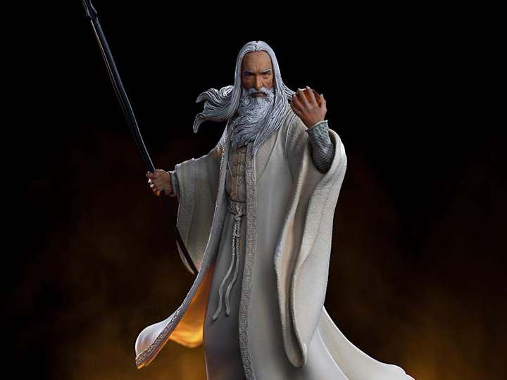 IRON STUDIOS - Lotr saruman 1/10 art statue