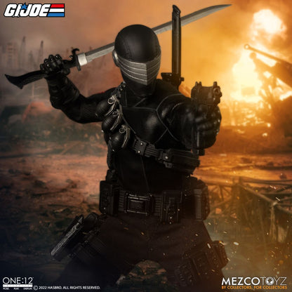 MEZCO - One:12 Collective Coll GI Joe Snake Eyes DeLuxe Ed Action Figure