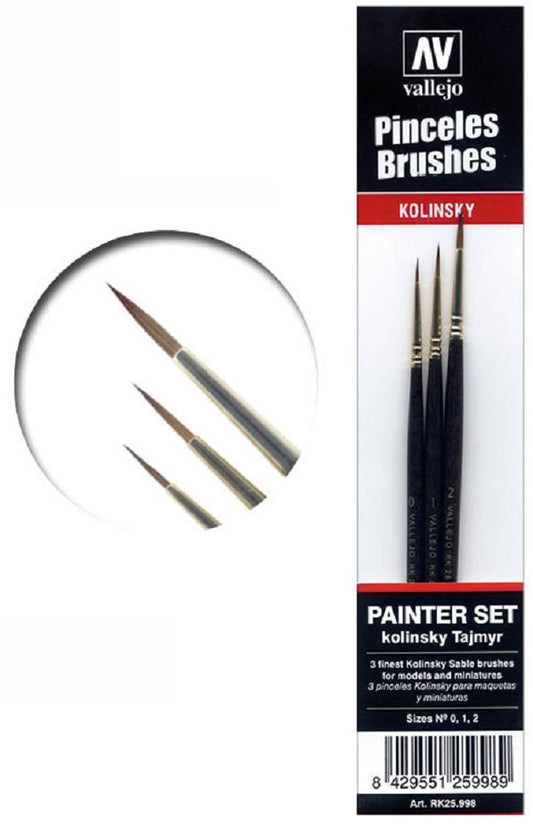 VALLEJO - Princeles Brushes Set