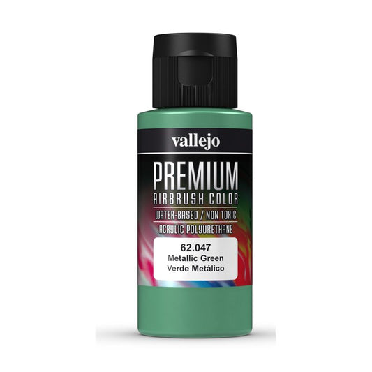VALLEJO - Premium Airbrush Metallic Green 62.047