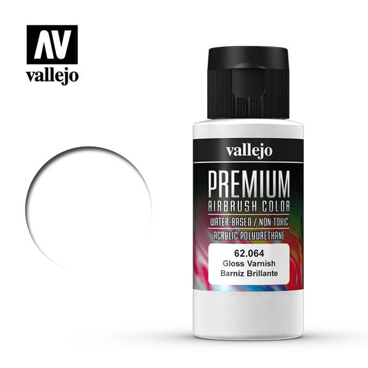 VALLEJO - Premium Airbrush Gloss Varnish 62.064