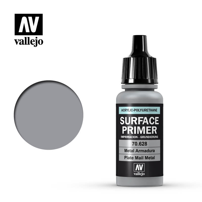 VALLEJO - Surface Primer Plate Mail Metal 70.628