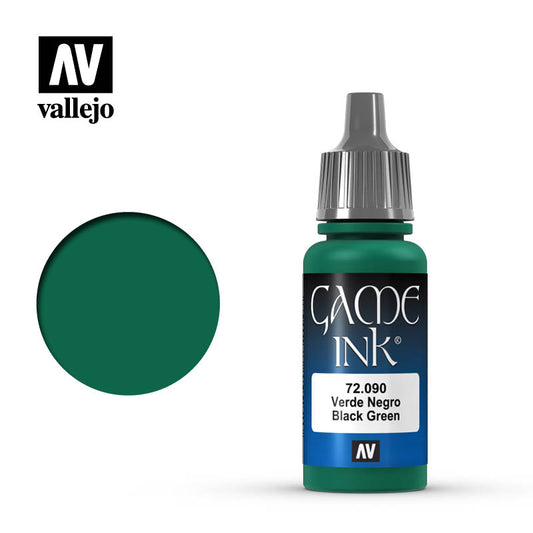 VALLEJO - Game Ink Black Green 72.090