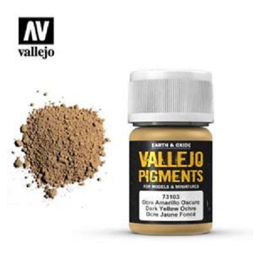 VALLEJO - Pigments Dark Yellow Ochre 73.103