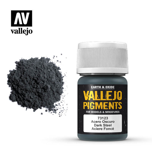 VALLEJO - Pigments Dark Steel 73.123