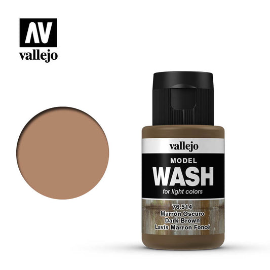 VALLEJO - Model Wash Dark Brown 76.514