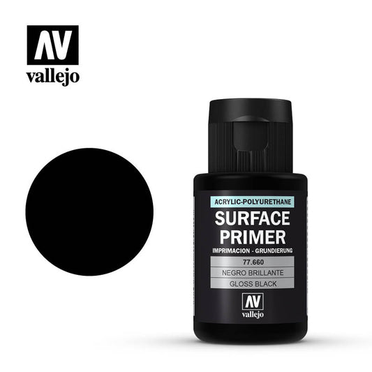 VALLEJO - Metal Color Gloss Black Primer 77.660