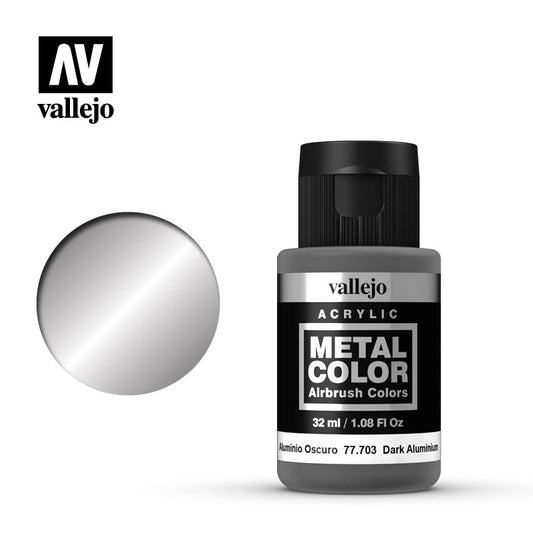 VALLEJO - Metal Color Dark Aluminium 77.703
