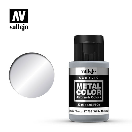 VALLEJO - Metal Color White Aluminium 77.706