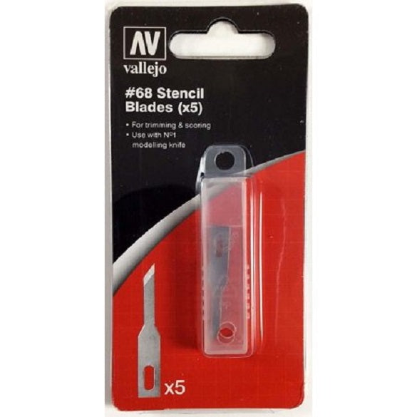 VALLEJO - Stencil Edge Blades for n.1 Handle