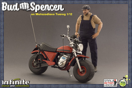 INFINITE STATUE - Bud Spencer on Tuareg Small Action Heroes 1/12