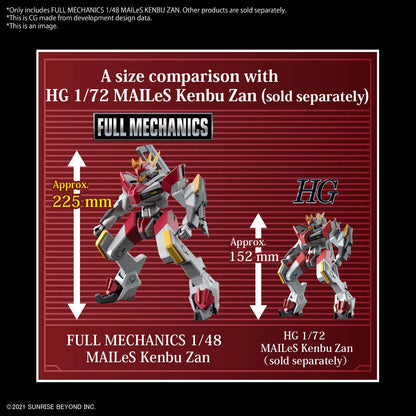 BANDAI MODEL KIT - Gunpla - Full Mechanics Mailes Kenbu Zan 1/48