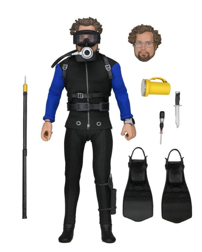 NECA - Jaws Hooper Shark Cage Clothed Action Figure